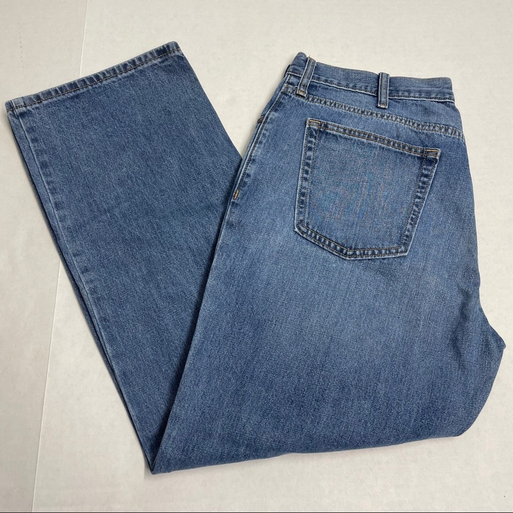 Blue denim jeans men’s size 36x30 loose fit pants
